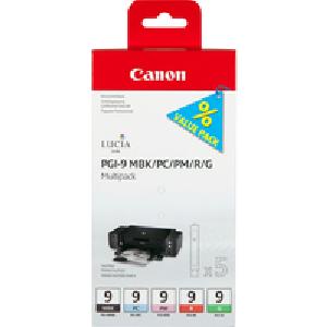 Canon PGI-9 MBK/PC/PM/R/G Multipack mit 5 Tinten - Standardertrag - 5 Stück(e) - Multipack